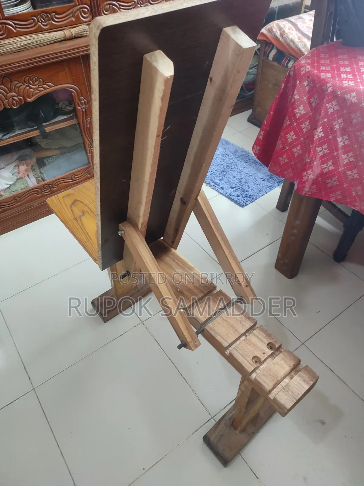 Wooden Gym Bench.