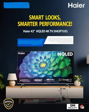 Haier H43p7ux 43'' HQLED Dolby Atmos Google TV 2GB DDR3 32GB Flash