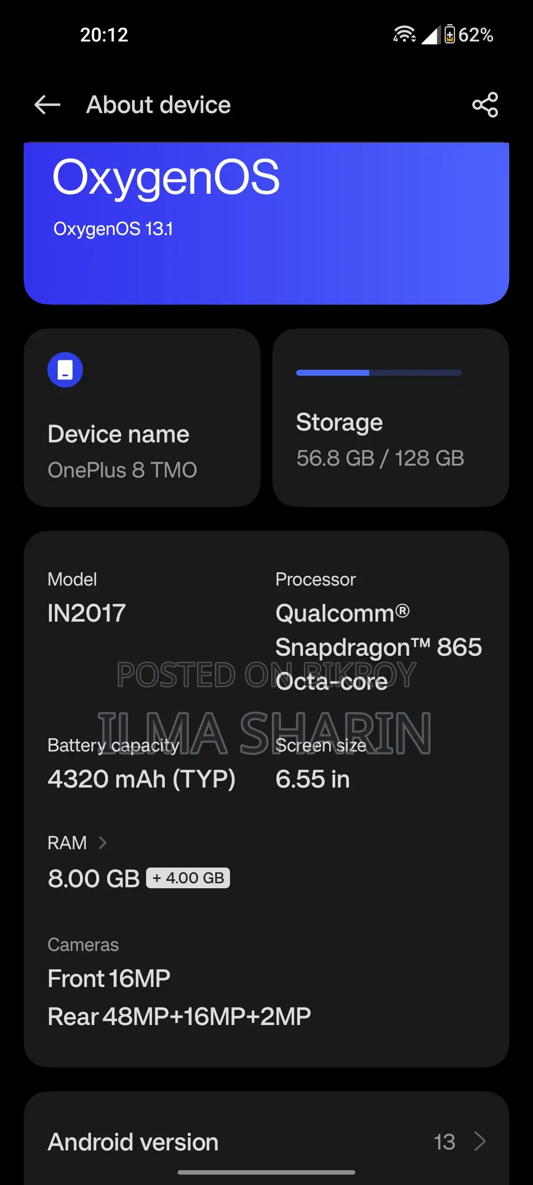 OnePlus 8 5G (T-Mobile) 128 GB