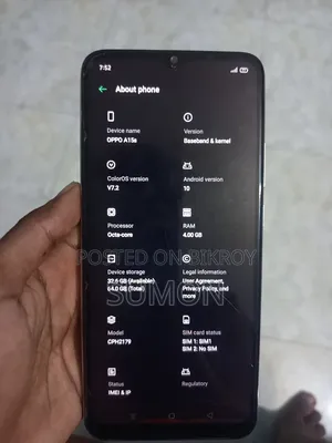 New Oppo A15s 64 GB White