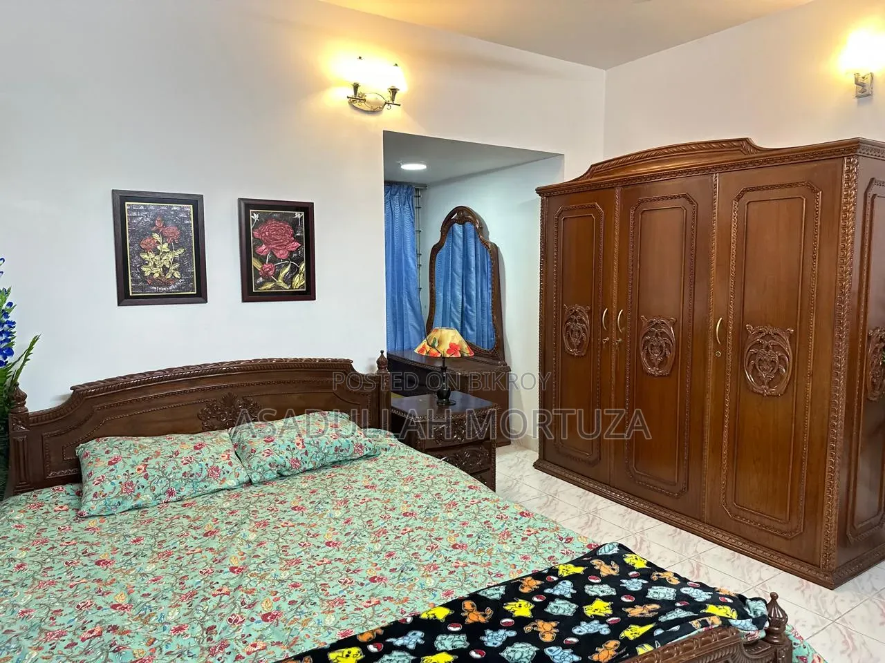 Rent a Furnished 3-Bedroom Apartment in Dhanmondi