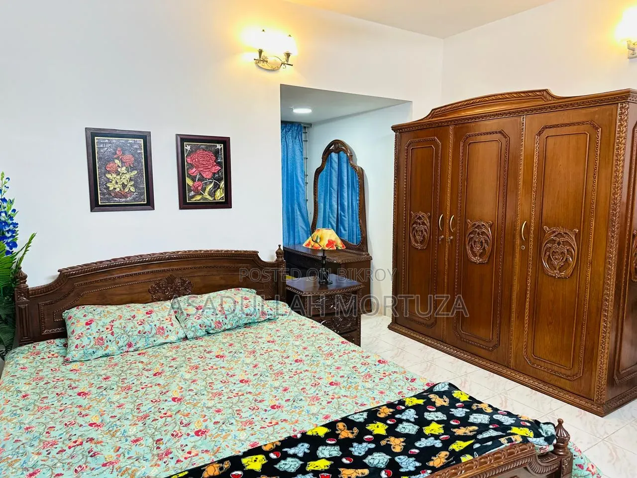 Rent a Furnished 3-Bedroom Apartment in Dhanmondi