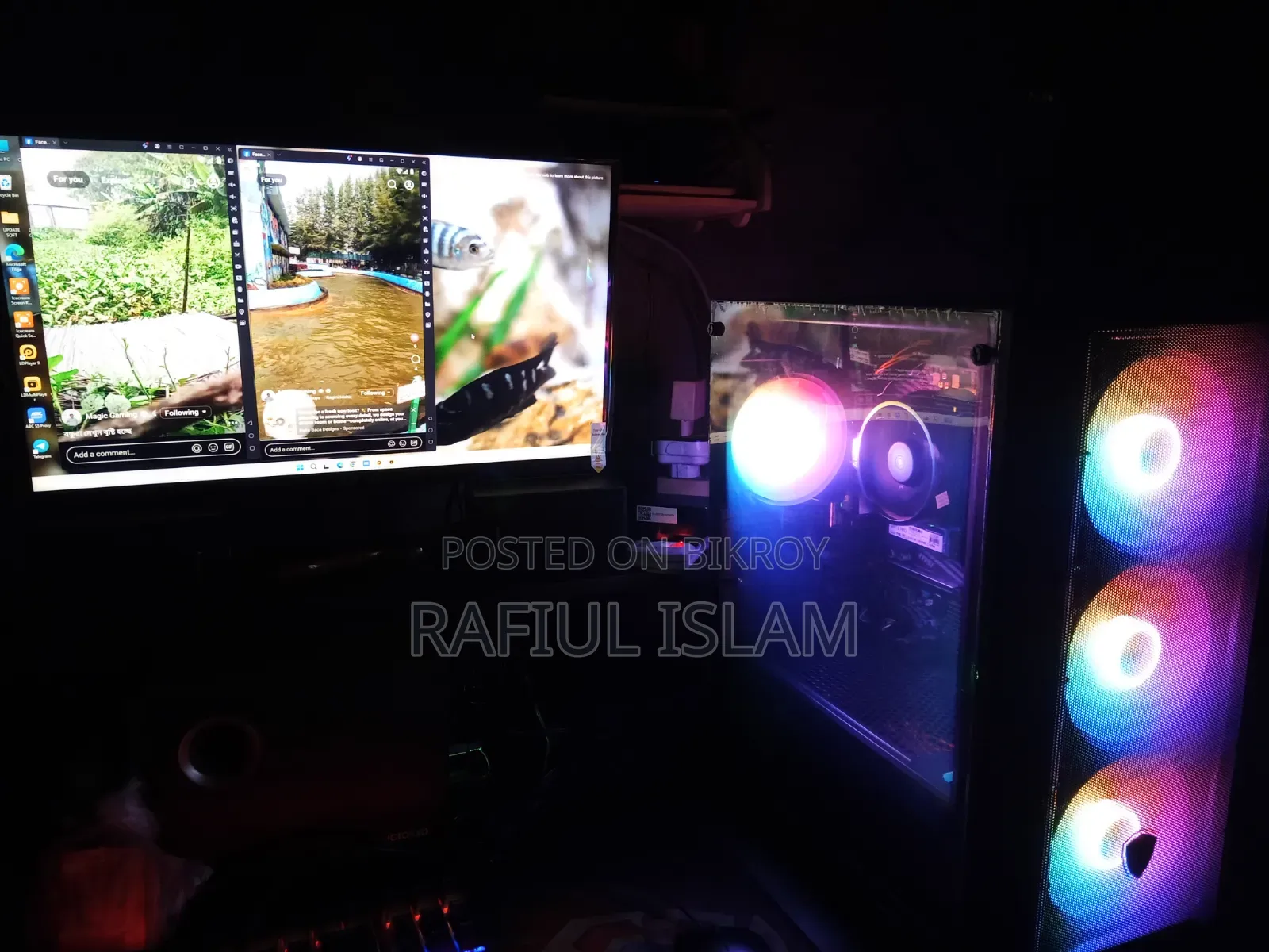 হাই পারফরম্যান্স গেমিং পিসি – কমপ্লিট সেটআপ (প্লাগ অ্যান্ড প্লে)