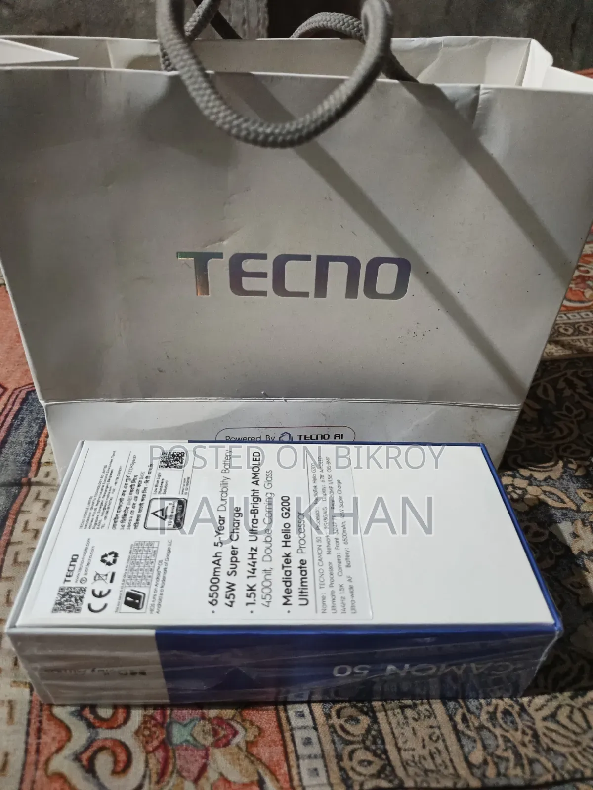 Tecno Camon 50 256 GB White
