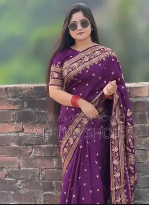 Japani Silk Sharee With Blouse Piece নতুন আপডেট