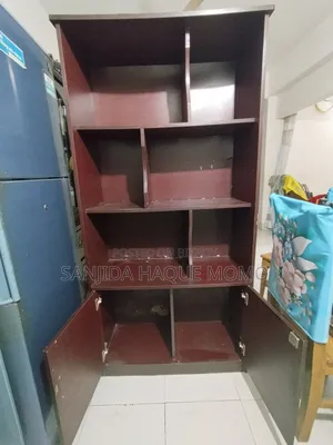 Used Melamine Board Multipurpose Bookshelf / Cabinet