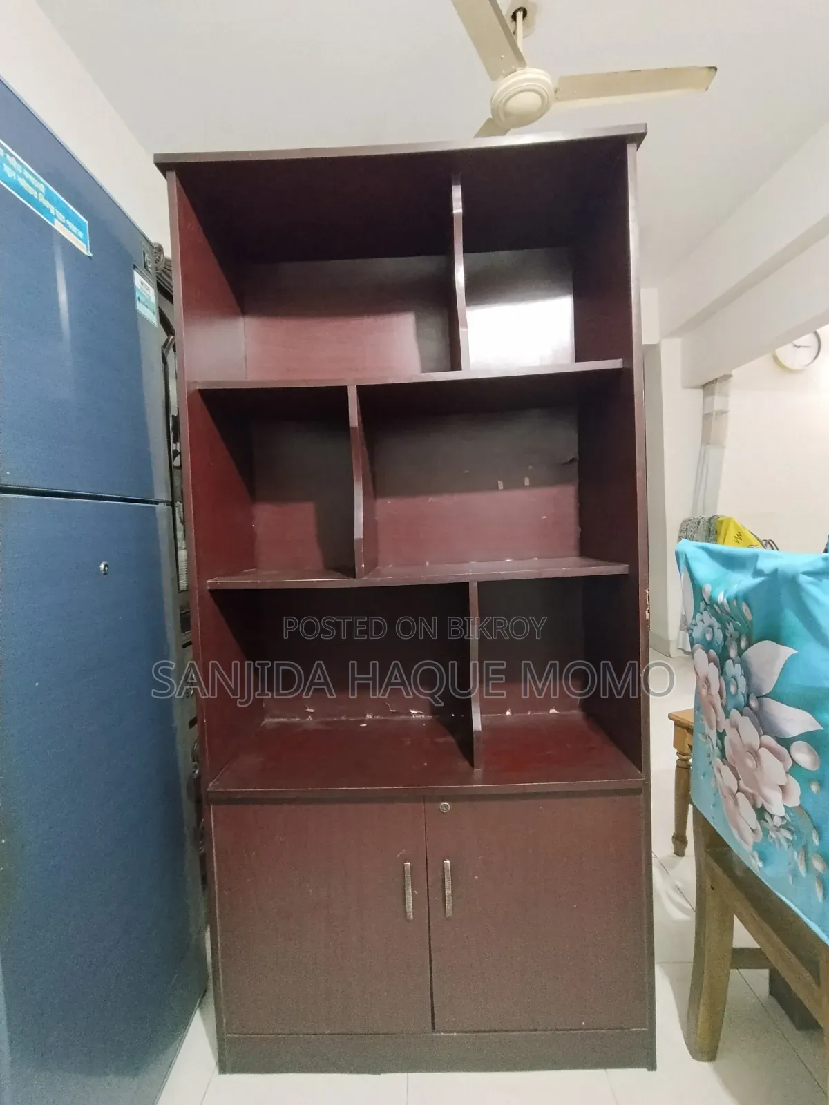 Used Melamine Board Multipurpose Bookshelf / Cabinet