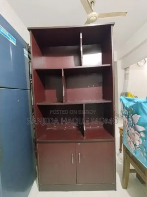 Used Melamine Board Multipurpose Bookshelf / Cabinet