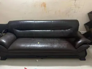 Otobi 4 Seater Black Sofa