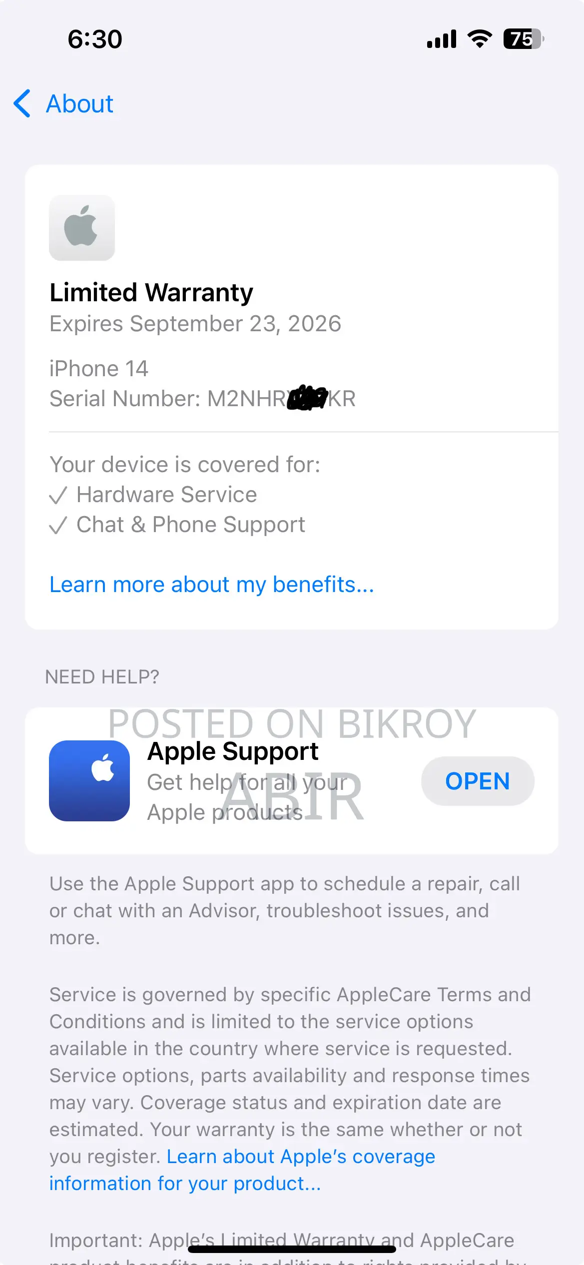 Apple iPhone 14 128 GB Black