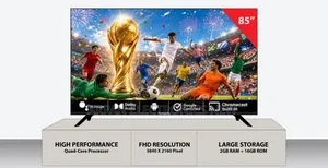 Sony Plus Smart Android TV 43" Double Glass with Voice Control Google TV