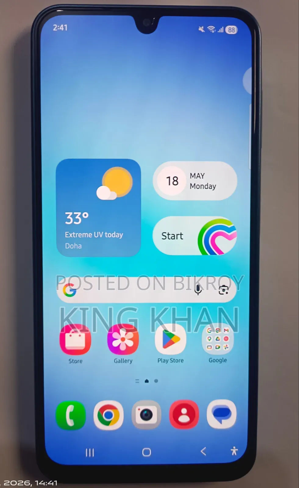New Samsung Galaxy A17 5G 128 GB Blue