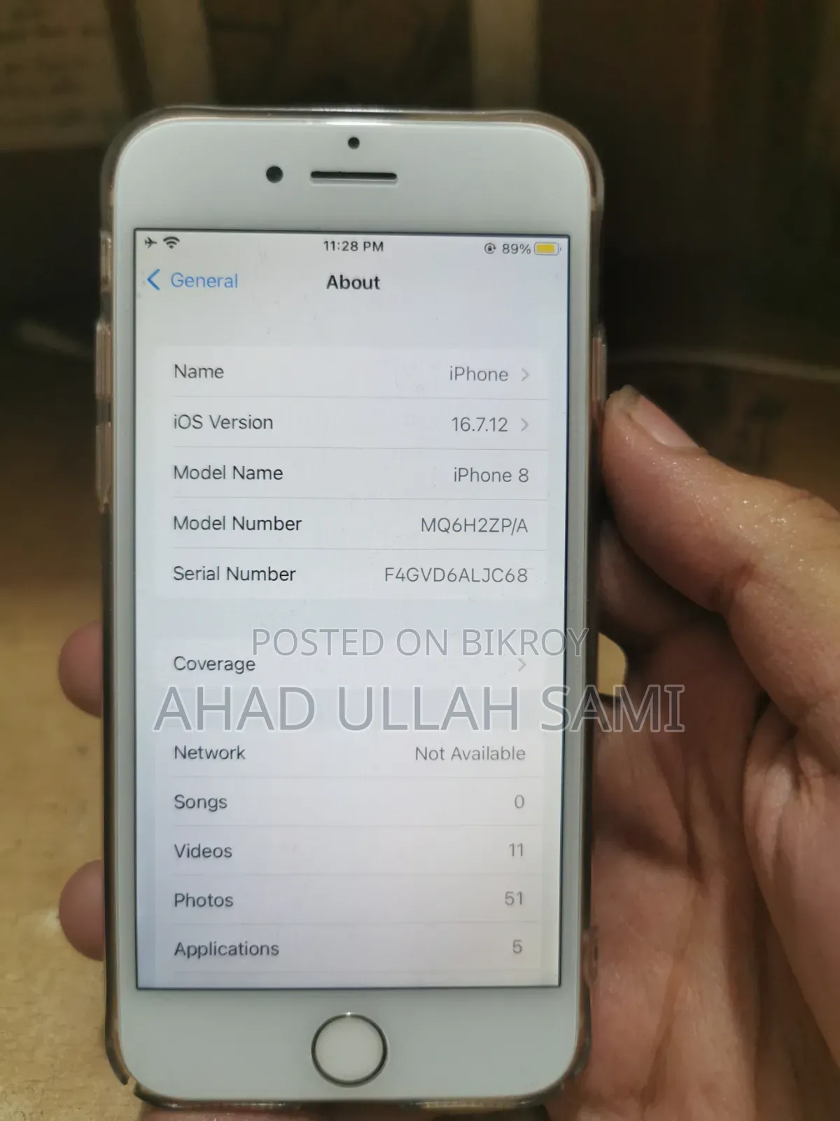 Apple iPhone 8 64 GB Rose Gold