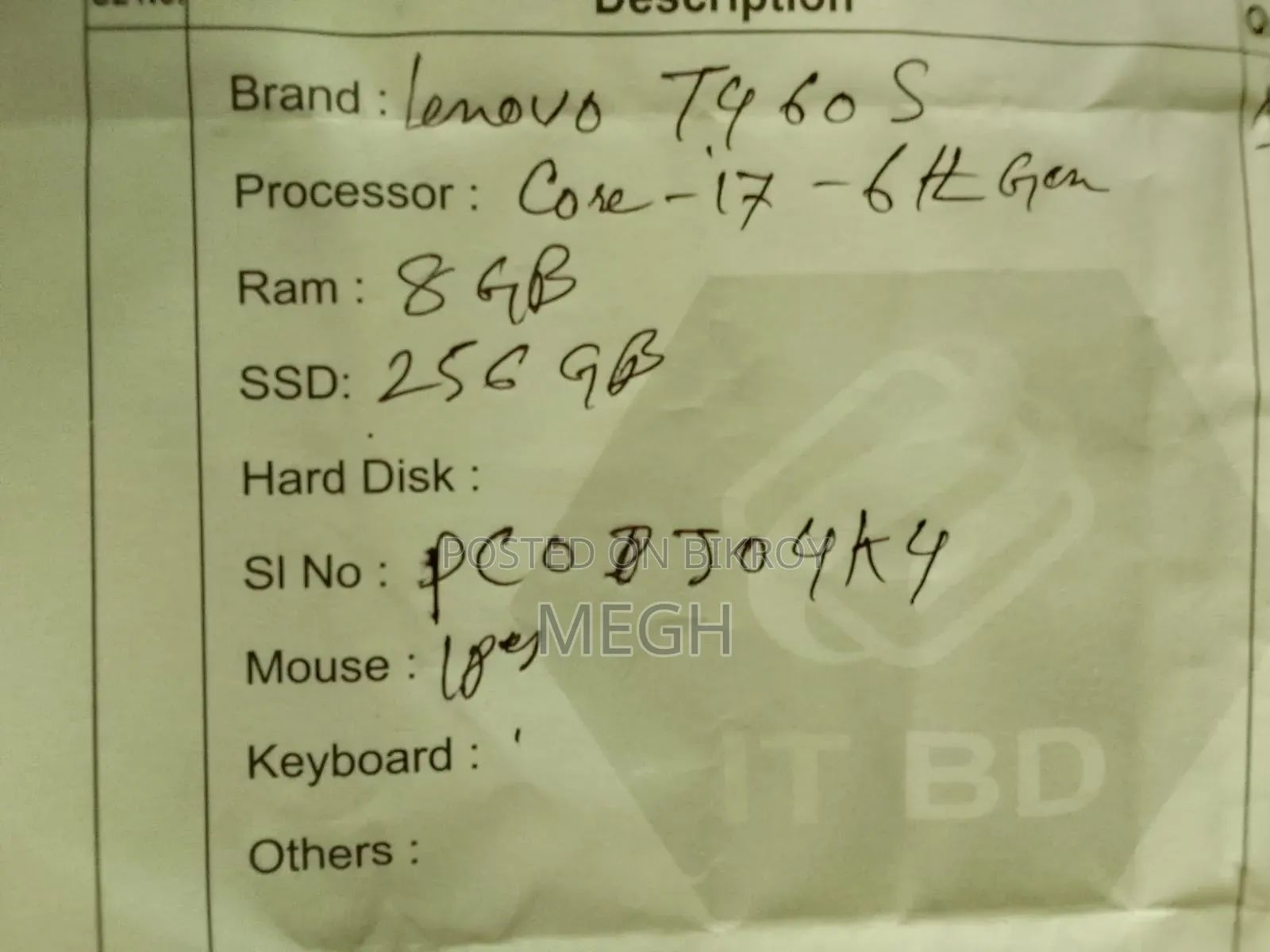 Laptop Lenovo ThinkPad T490s 8GB Intel Core i7 SSD 256GB