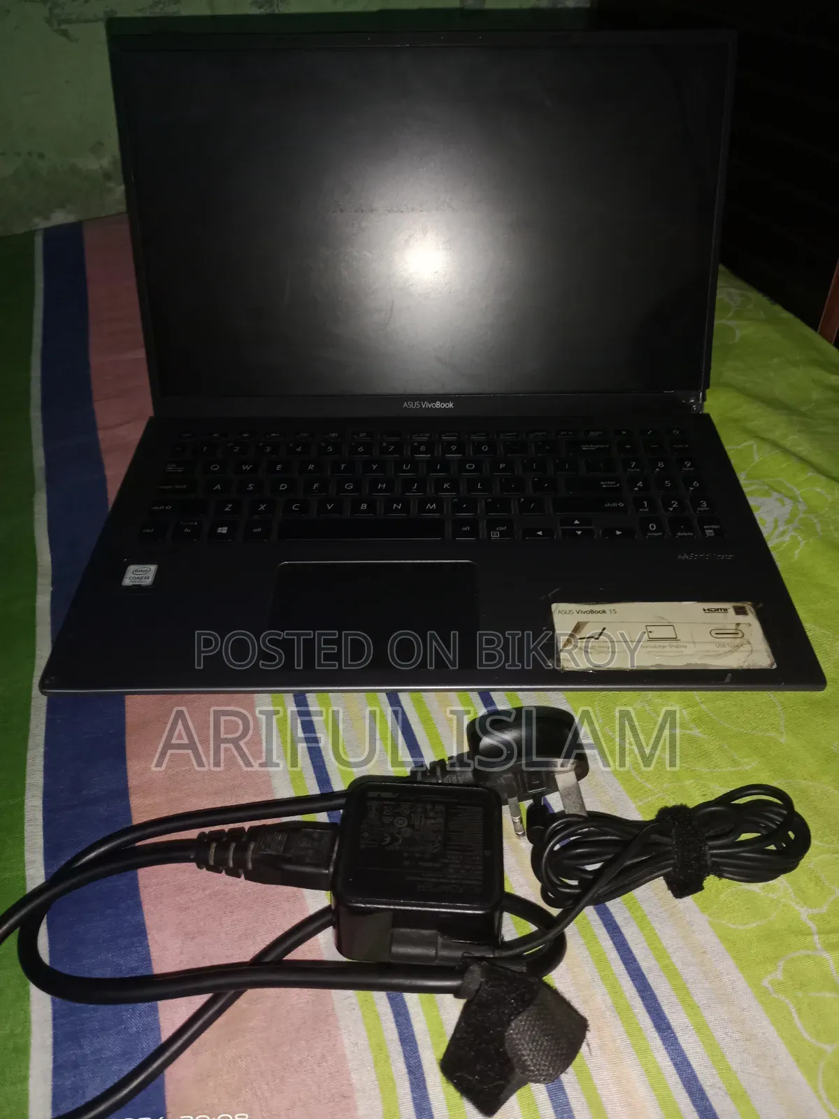 Laptop Asus VivoBook 15 X505BA 8GB Intel Core I3 SSD 512GB