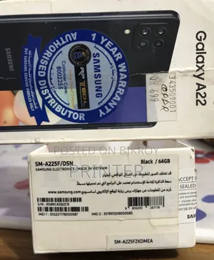 Samsung Galaxy A22 64 GB Black