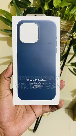 iPhone 15 Pro Max লেদার কেস MagSafe
