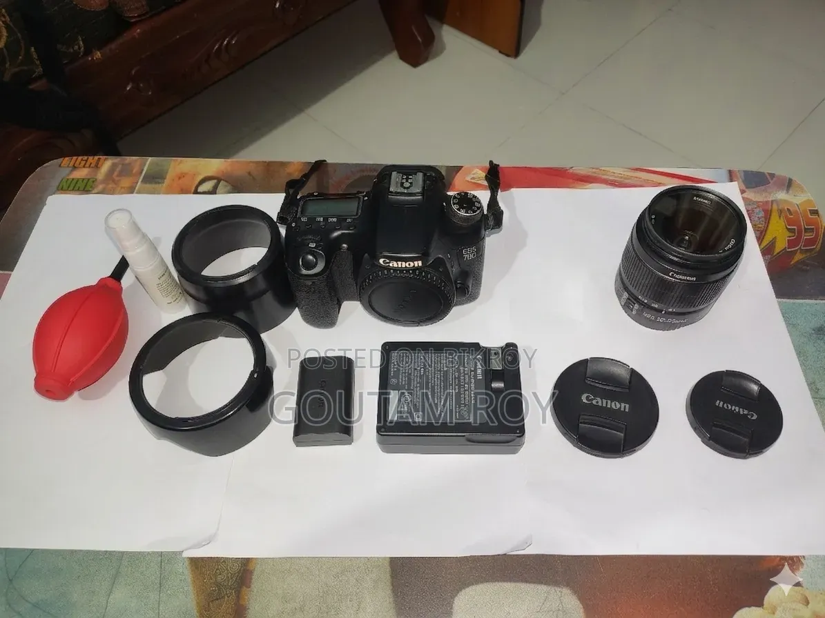 Canon 70D With 18-55mm Lens