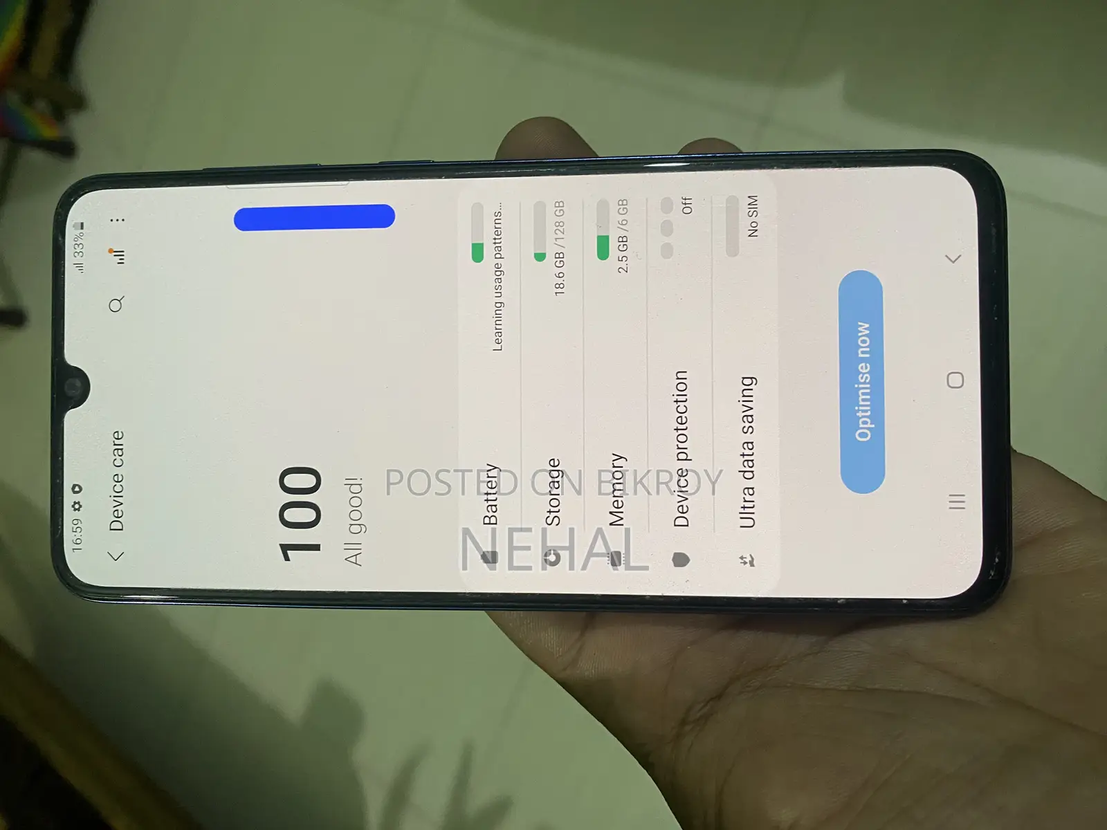 Samsung Galaxy A70 128 GB Blue