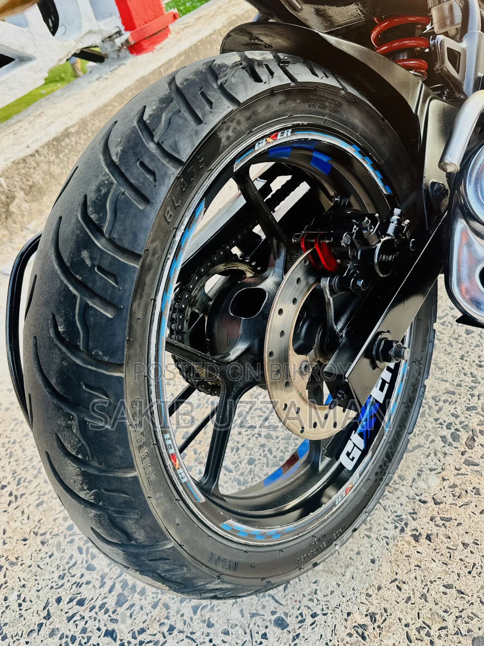 নতুন Suzuki Gixxer Monotone 2020 ব্লু