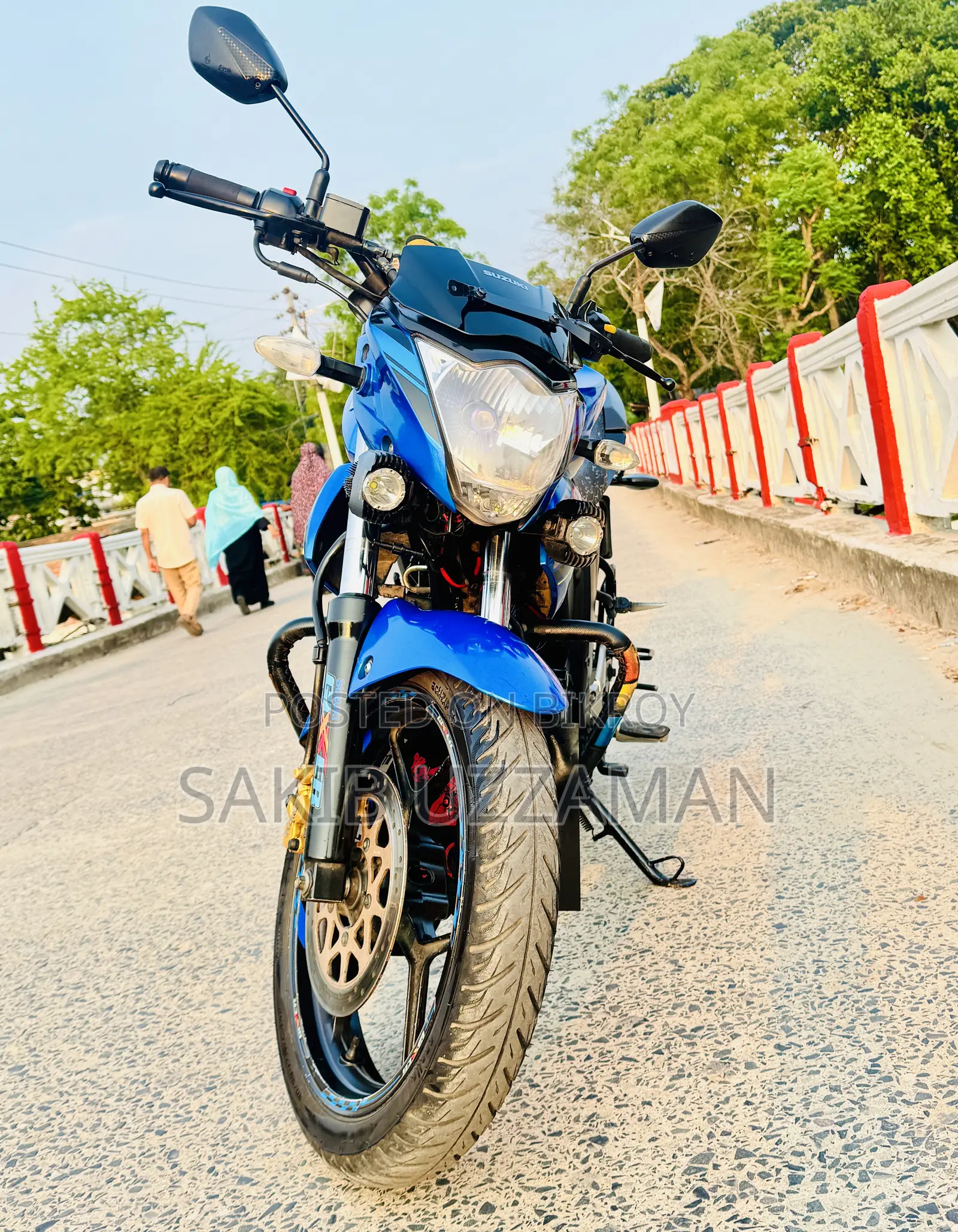 নতুন Suzuki Gixxer Monotone 2020 ব্লু