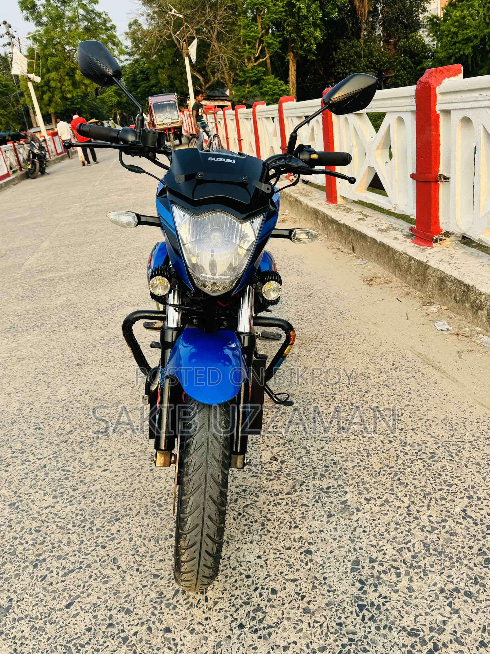 নতুন Suzuki Gixxer Monotone 2020 ব্লু