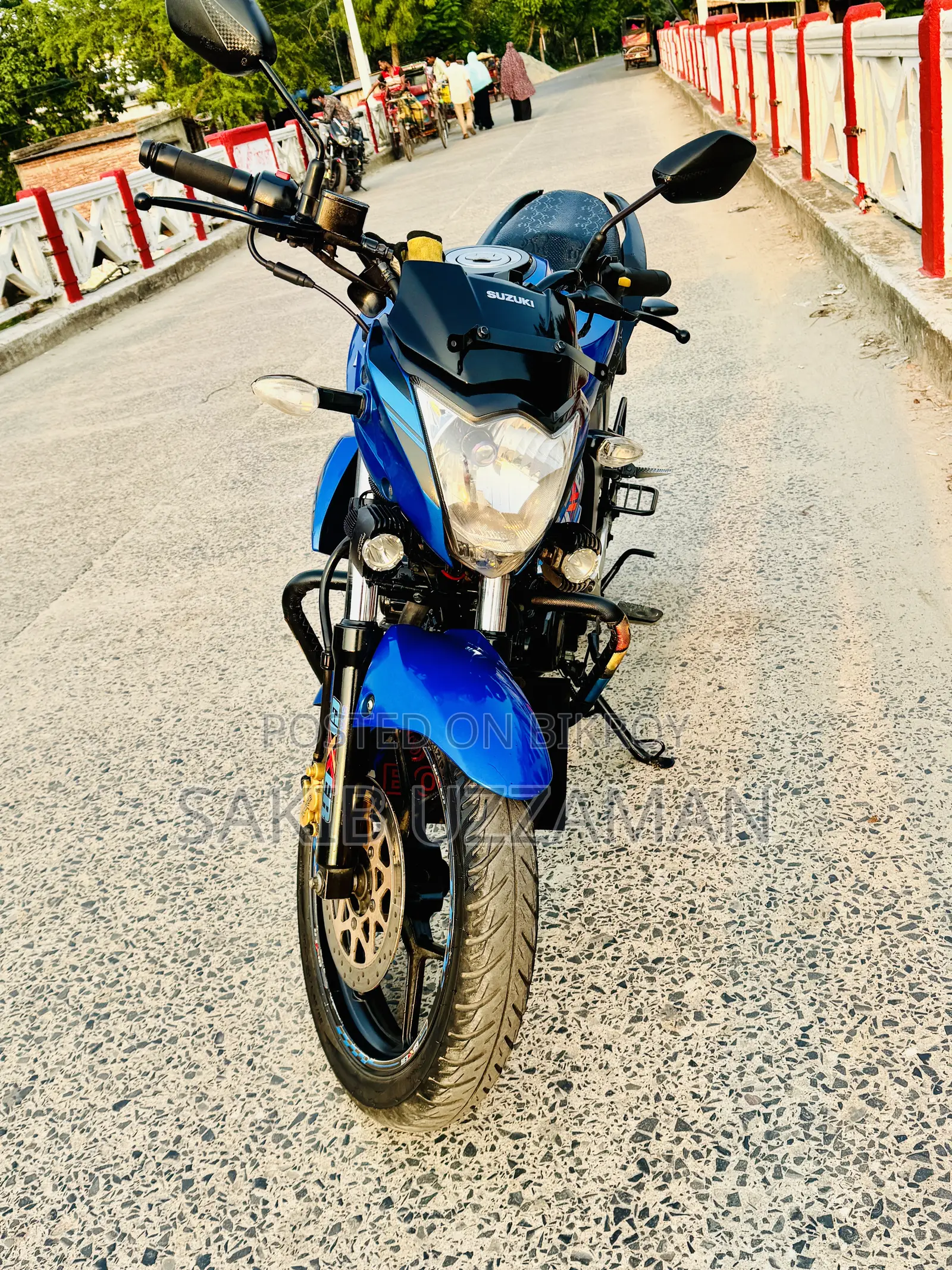 নতুন Suzuki Gixxer Monotone 2020 ব্লু