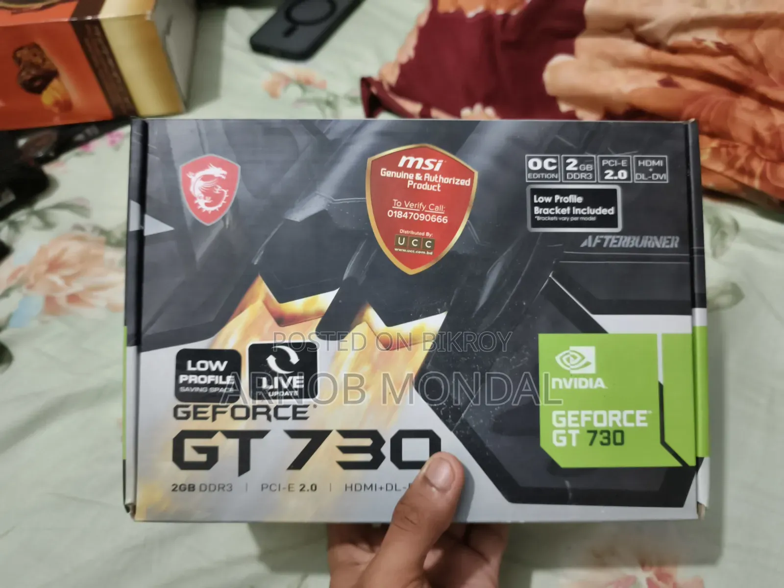 Graphics Card - Msi Gt 730