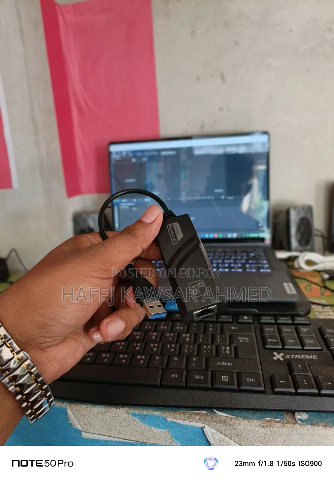 USB 3.0 Gigabit Ethernet Adapter/ LAN 2 USB