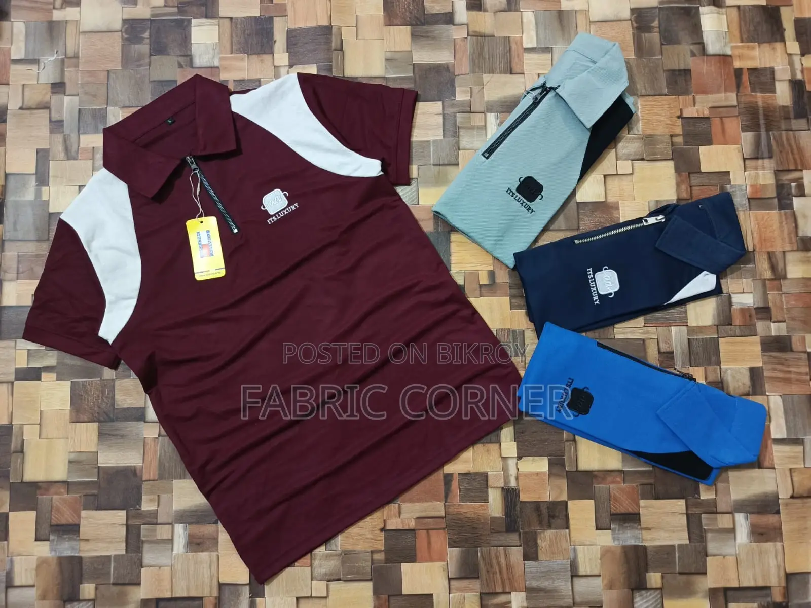 Zipper System Polo For Wholesale