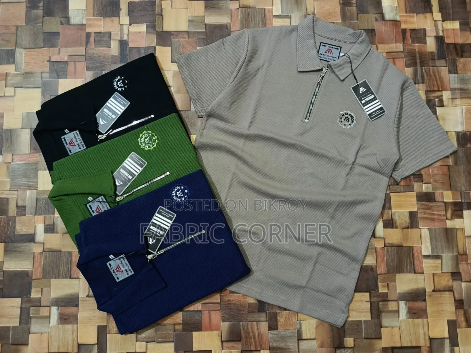 Zipper System Polo For Wholesale