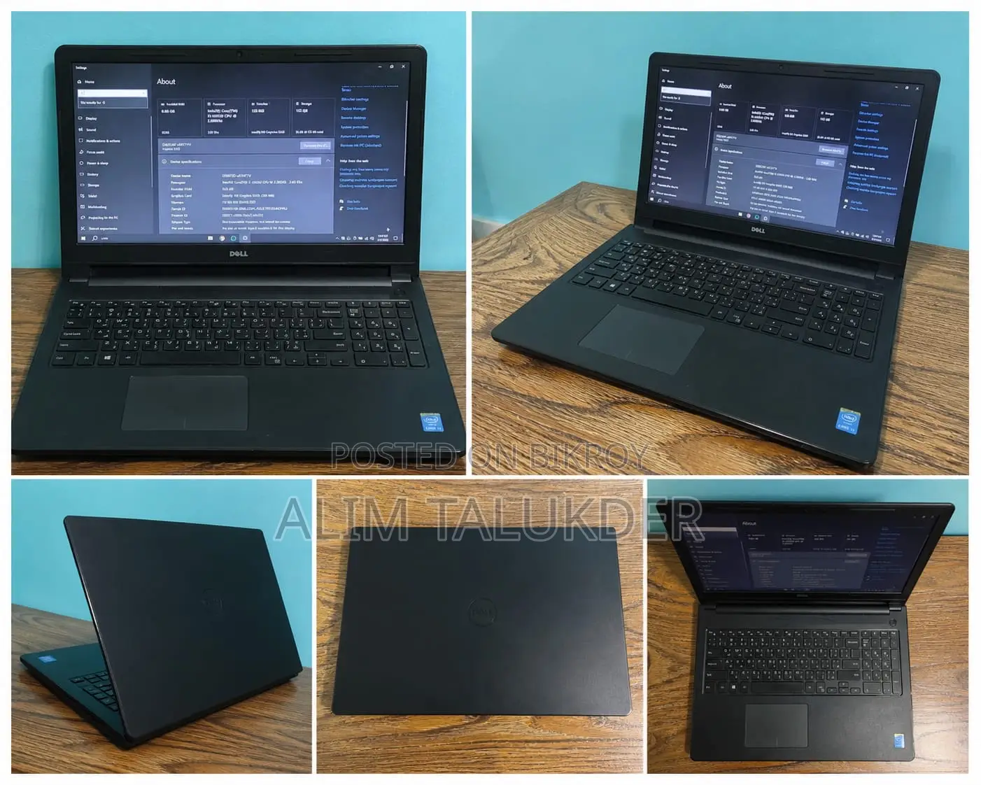 Laptop Dell Inspiron 15 3558 8GB Intel Core I3 SSD 128GB
