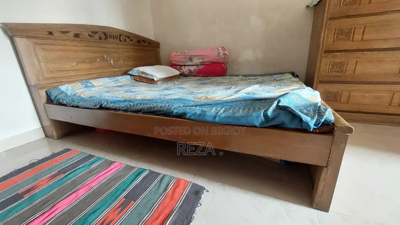 সেগুন কাঠের খাট (Teak Wood Bed)