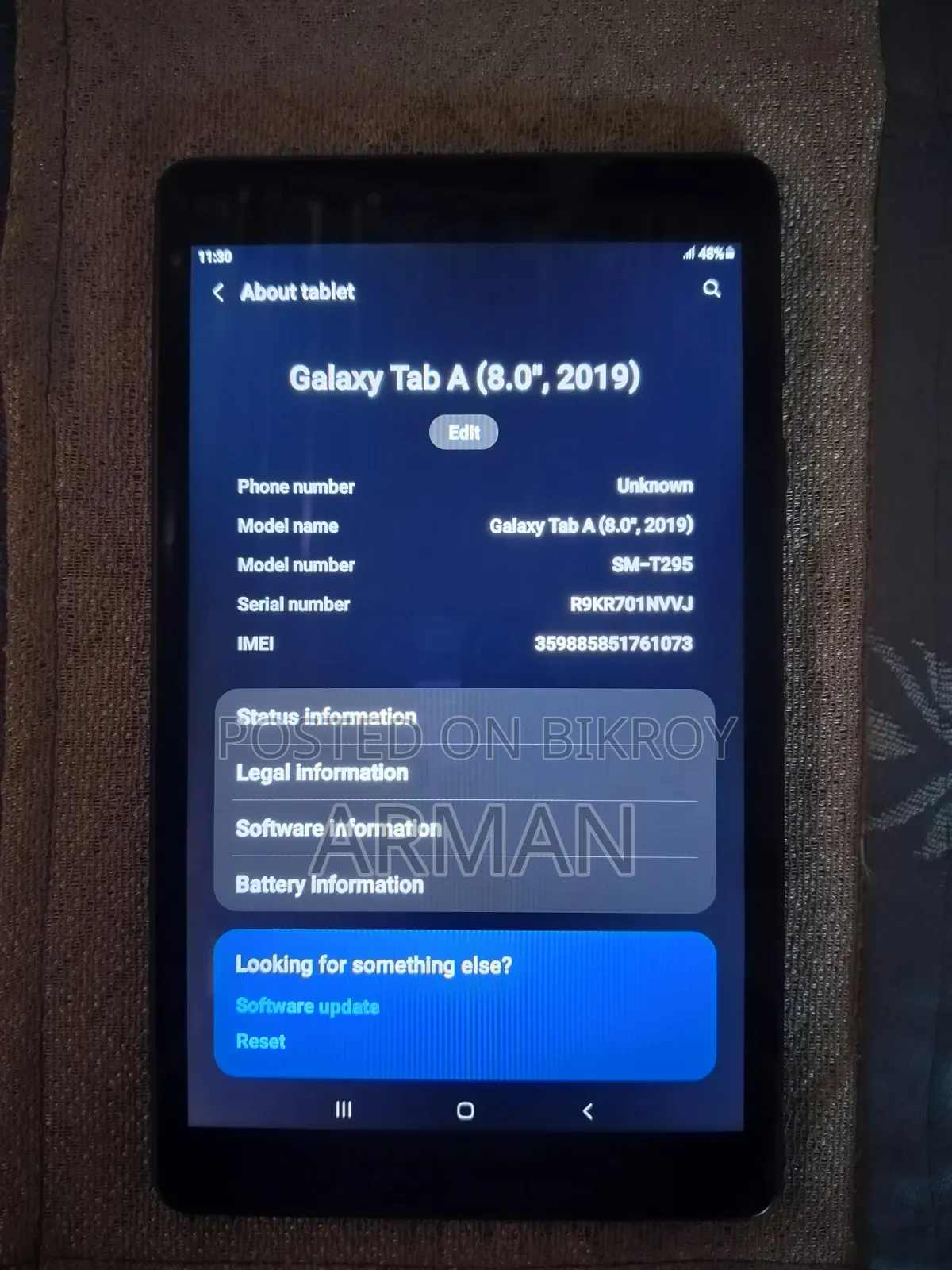 Samsung Galaxy Tab A 8.0 (2019) 32 GB Black