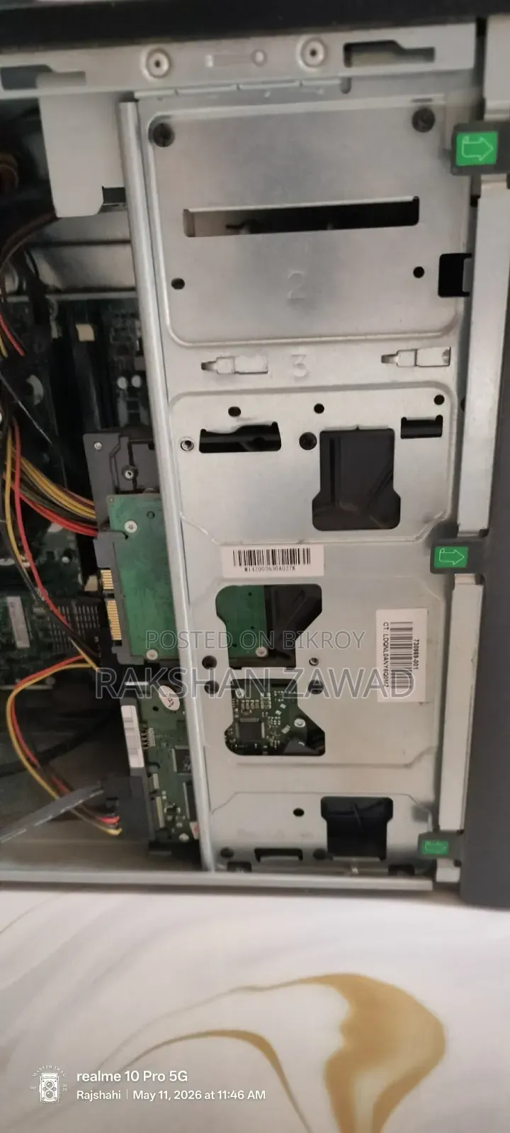 Desktop Computer HP 4GB Intel Core I3 HDD+SSD 256GB