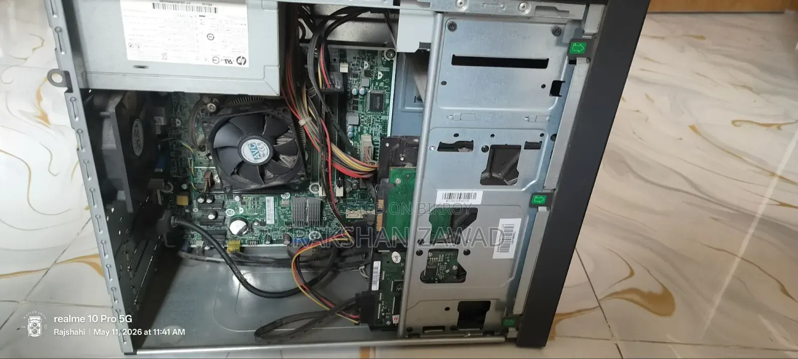 Desktop Computer HP 4GB Intel Core I3 HDD+SSD 256GB