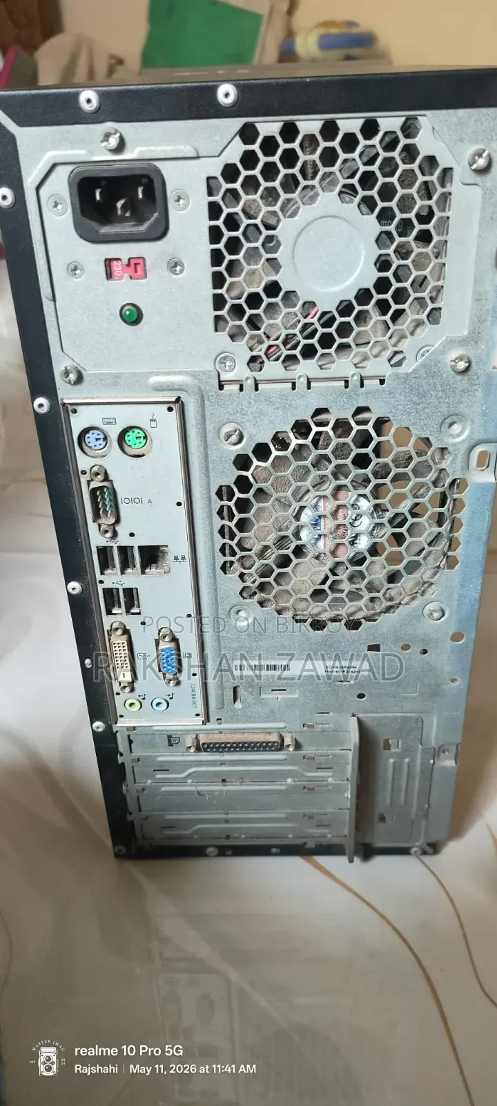 Desktop Computer HP 4GB Intel Core I3 HDD+SSD 256GB