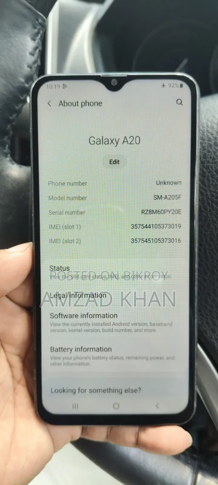 Samsung Galaxy A20 32 GB Blue