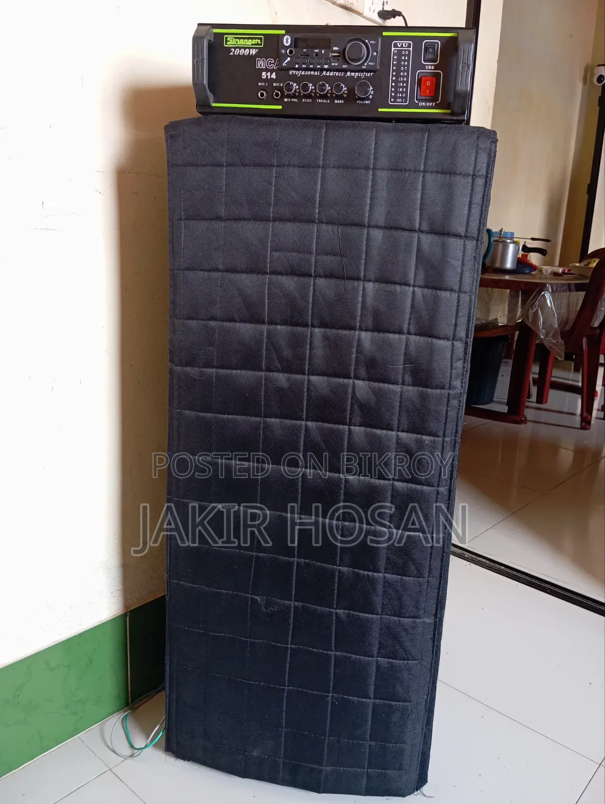 Amplifier with 16" Speaker and 3" Voice Coil