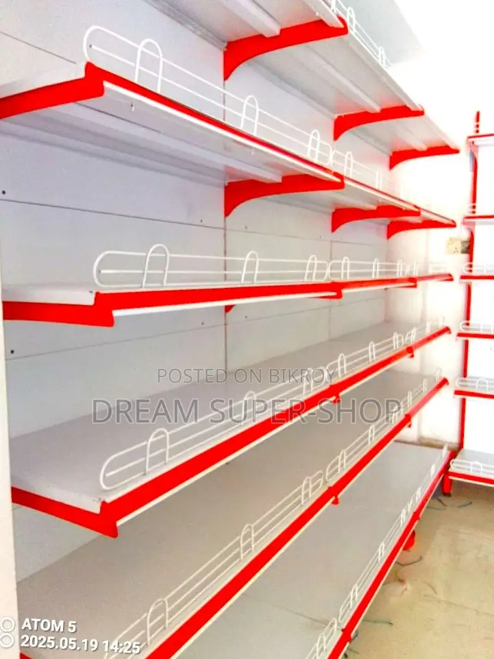 Storeflex Wall Gondola – Adjustable Rack
