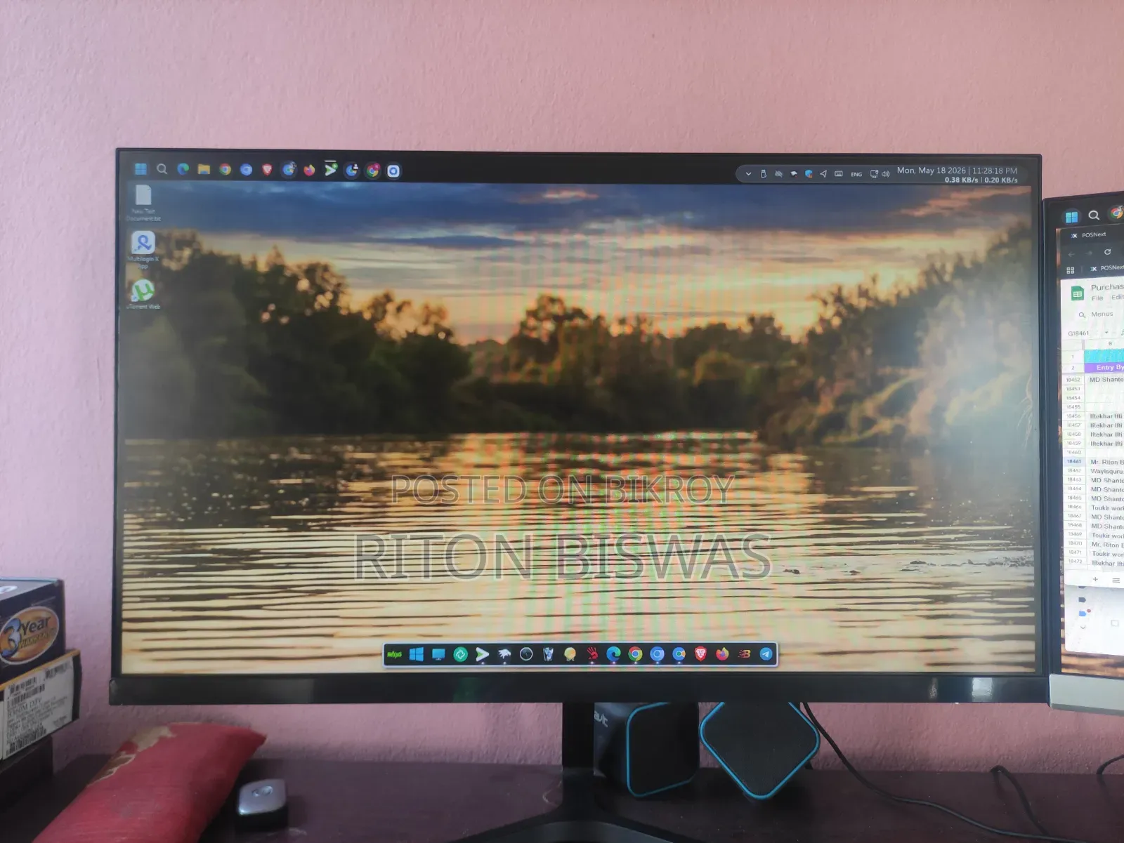 Redmi 1a 23.8 Inch Monitor Flickering Problem.