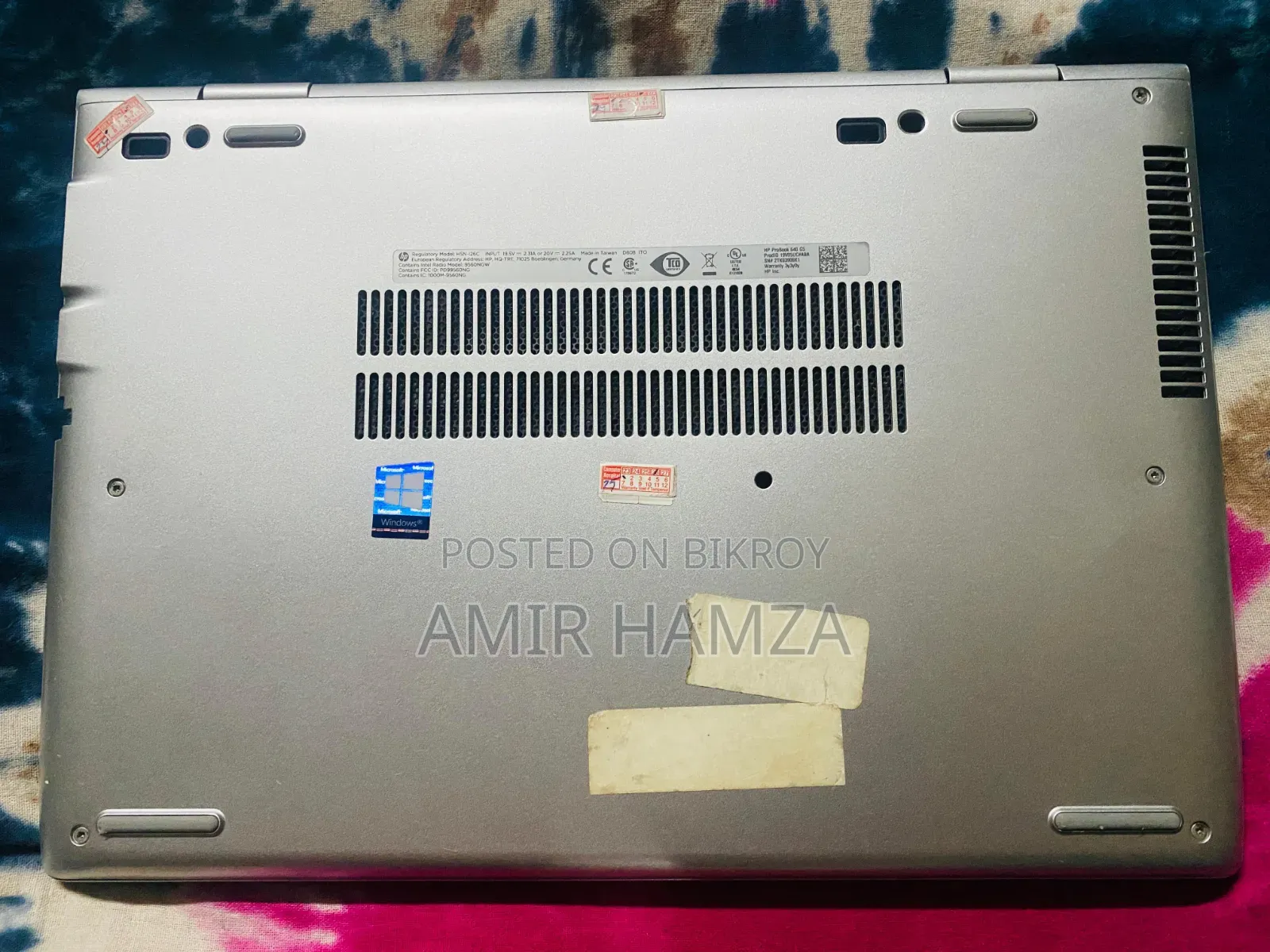 Laptop HP ProBook 640 G5 8GB Intel Core I5 SSD 256GB