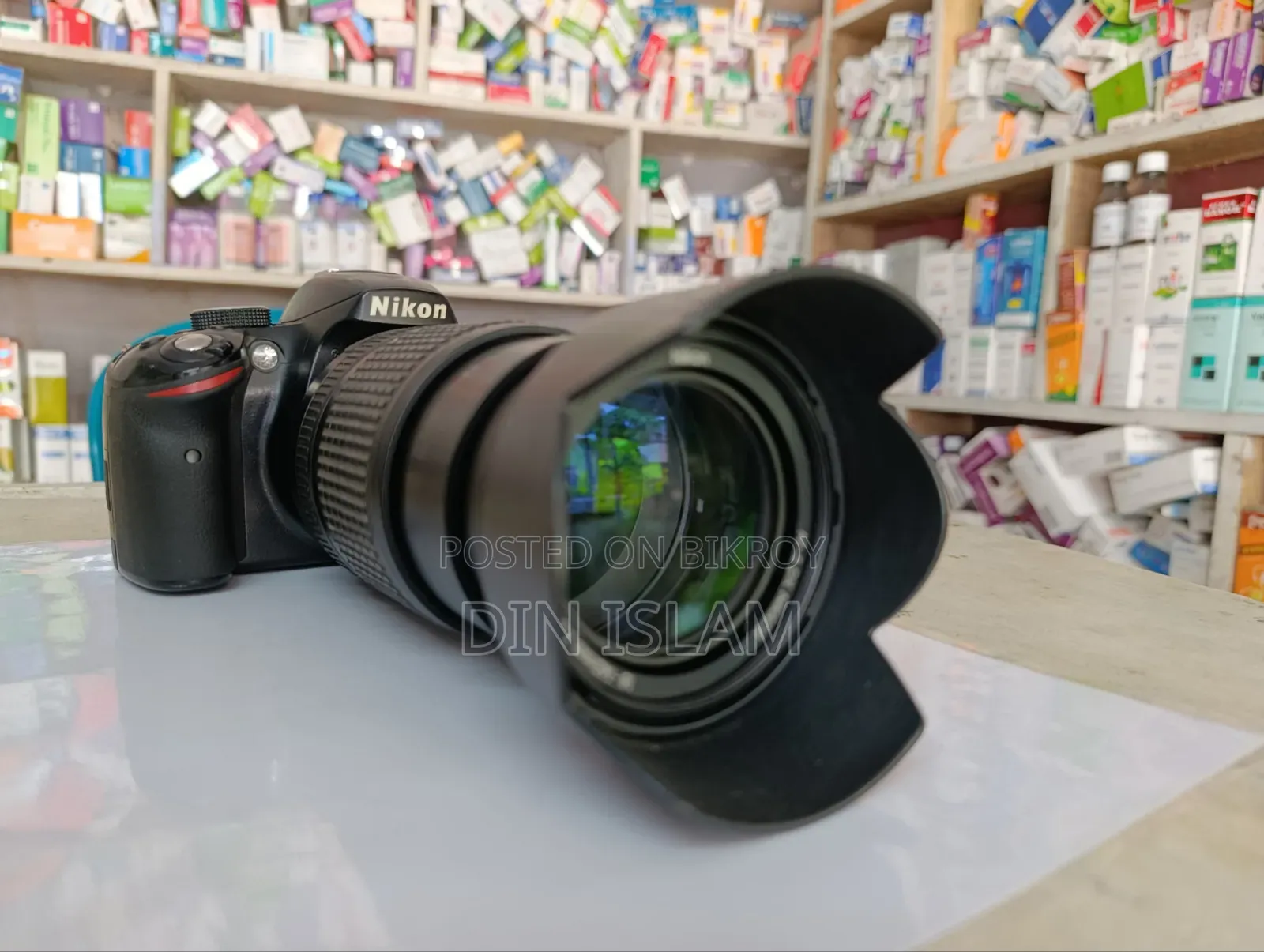 Nikon D3200 DSLR Camera + 140mm Lens for sale