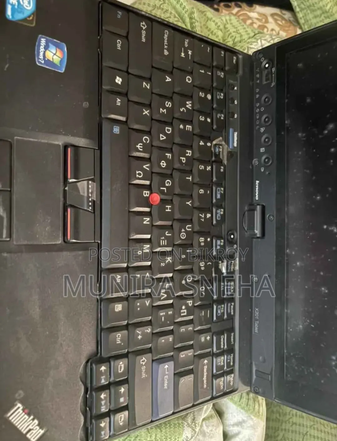 ল্যাপটপ Lenovo ThinkPad X201 8GB Intel Core I5 HDD+SSD 500GB