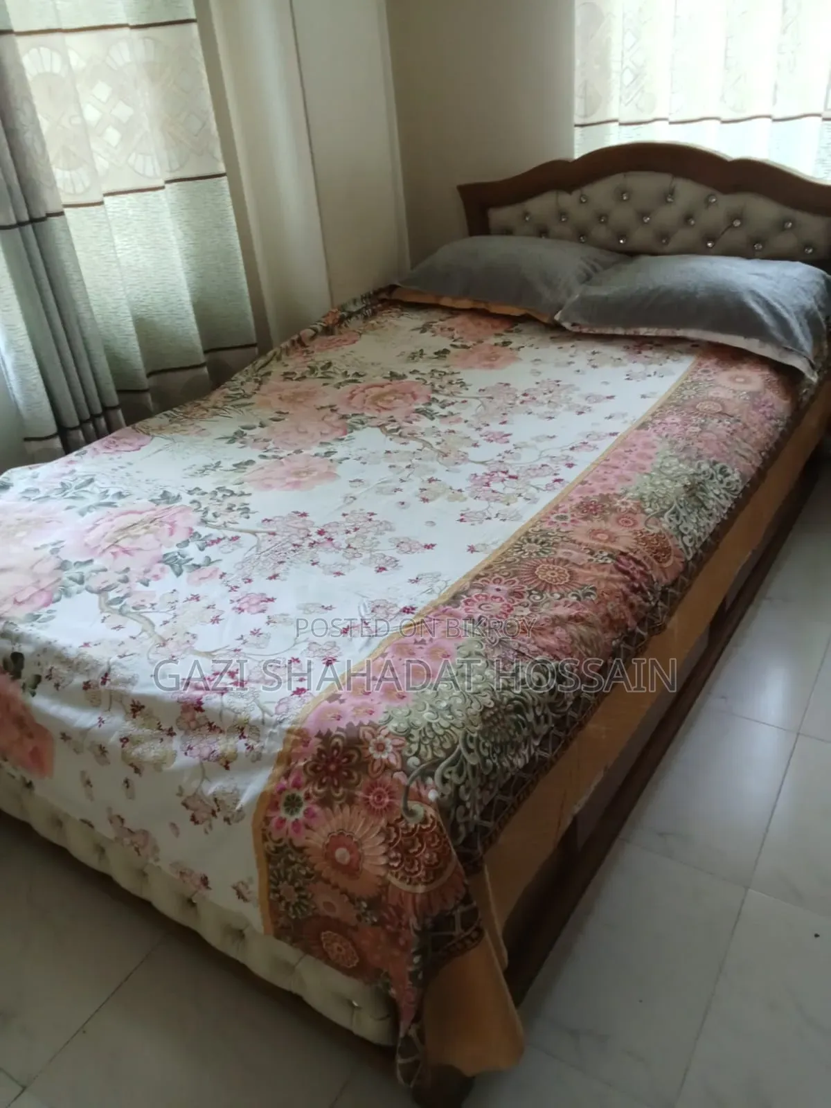 Bed (Teak Wood)