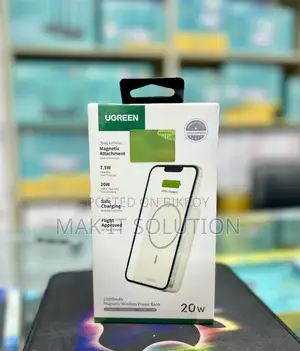 ইউগ্রিন পিবি৫৬১ ১০০০০এমএএইচ ২০ওয়াট ম্যাগনেটিক ওয়্যারলেস পাওয়ার ব্যাংক