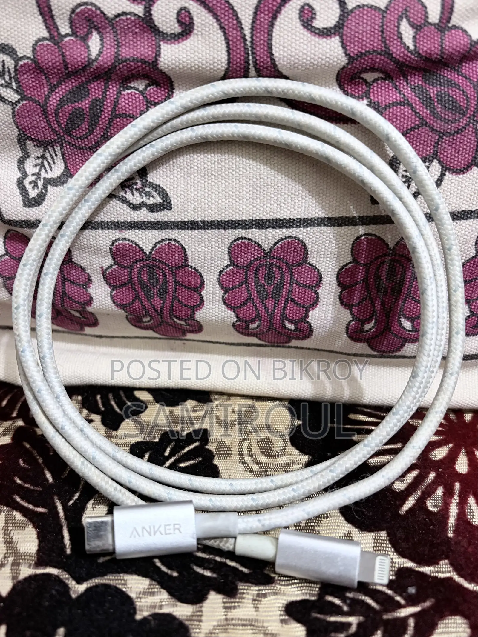 Fixed | Anker Braided Nylon USB-C to Lightning Cable for Sale