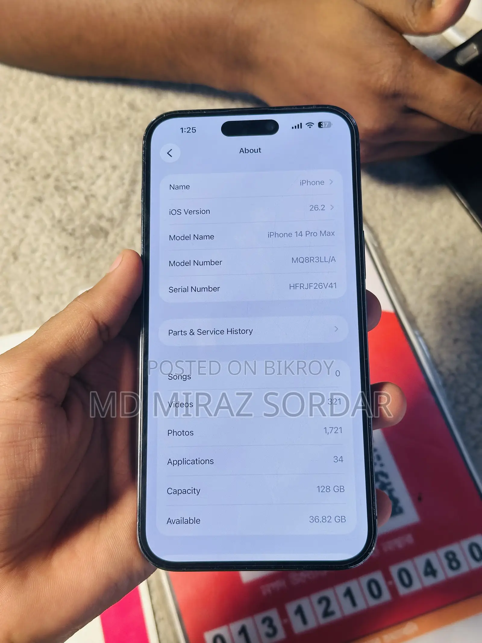 Apple iPhone 14 Pro Max 128 GB Blue