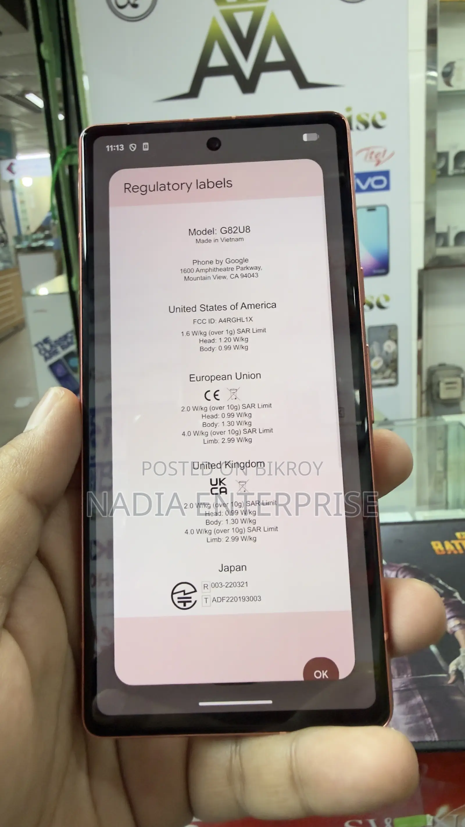 Google Pixel 7a 128 GB Pink