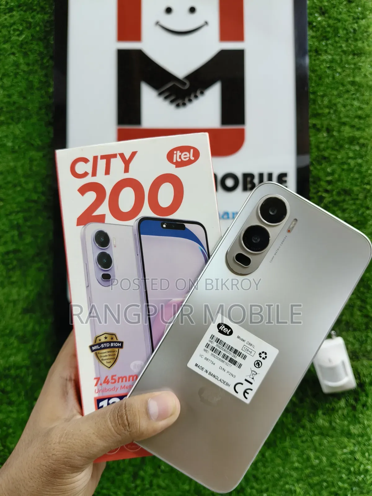 Itel City 200 128 GB Silver